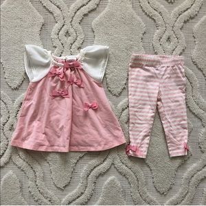 Jillians Closet baby girl set sz: 3-6 months